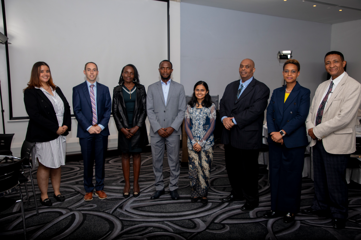 Les délégués du BIC à la conférence de la société civile des Nations unies comprenaient des représentants des Bureaux d’Addis-Abeba et de New York ainsi que des membres des communautés bahá’íes nationales du Kenya, de la Malaisie, de la Tanzanie et des États-Unis.