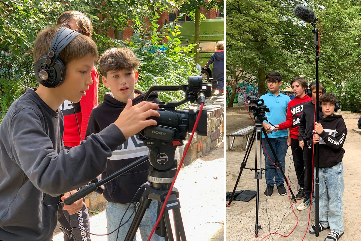 Le projet de film a permis aux jeunes d’examiner leur relation avec la technologie.