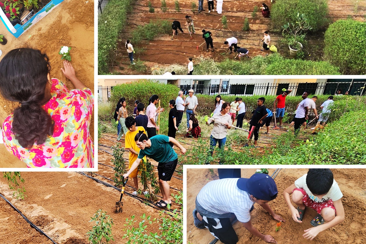 Au Émirats arabes unis, les jeunes engagés dans les activités de construction de communautés étaient à l’origine d’un projet de jardin communautaire, cultivant les liens communautaires et améliorant leur environnement local.