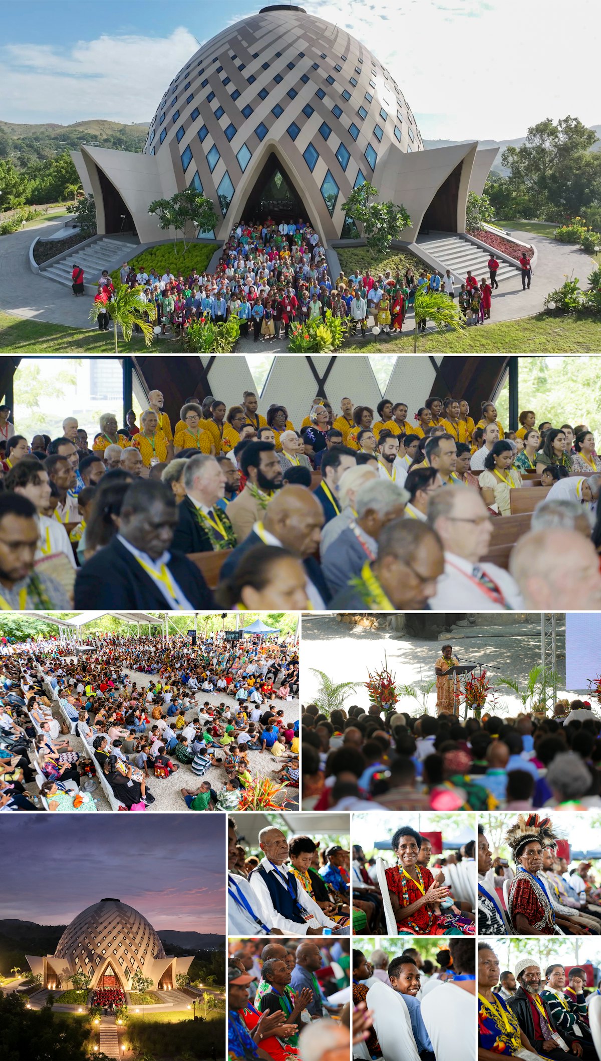 En Papouasie-Nouvelle-Guinée, quelque 4 000 personnes venues de tout le pays se sont rassemblées à Port Moresby pendant deux jours afin de célébrer l’inauguration historique de la maison d’adoration bahá’íe nationale du pays.